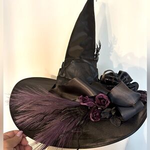 Hand decorated Witch Hat New